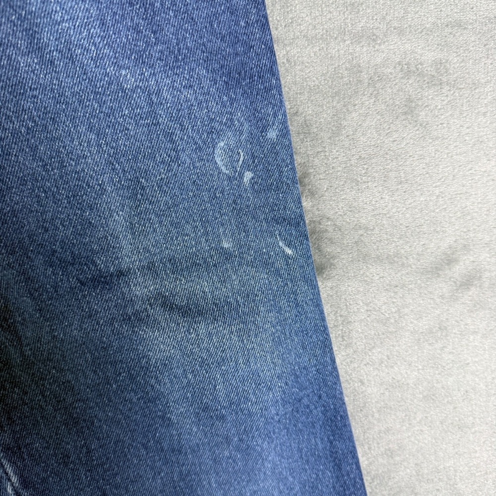 Vintage 90s Calvin Klein‎ Jeans 30x31 Made in USA Blue Straight Bootcut Denim - Picture 9 of 12